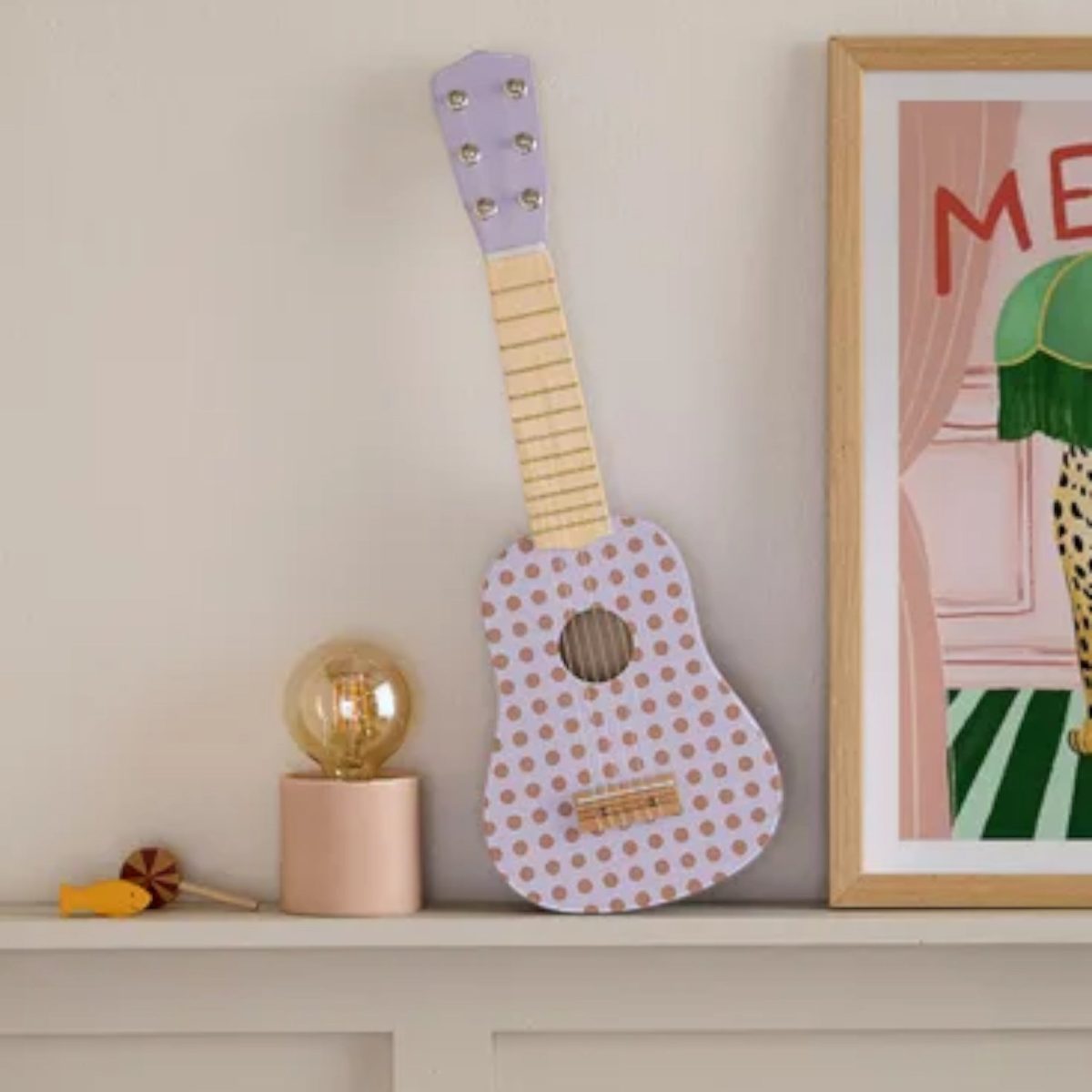 Κιθάρα με βούλες KID'S MUSIC (λιλά) - Image 2