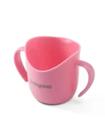 BabyOno: Εργονομικό ποτήρι εκμάθησης 120ml Ροζ