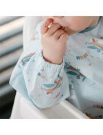 BabyOno: Αδιάβροχη σαλιάρα με μακρύ μανίκι 6m+ - PLANE - Image 5