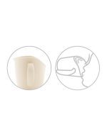 BabyOno: Εργονομικό ποτήρι εκμάθησης 120ml Μπεζ - Image 4