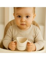BabyOno: Εργονομικό ποτήρι εκμάθησης 120ml Μπεζ - Image 5