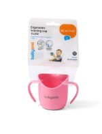 BabyOno: Εργονομικό ποτήρι εκμάθησης 120ml Ροζ - Image 3