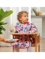 BabyOno: Αδιάβροχη σαλιάρα με μακρύ μανίκι 2-4years - FLORAL