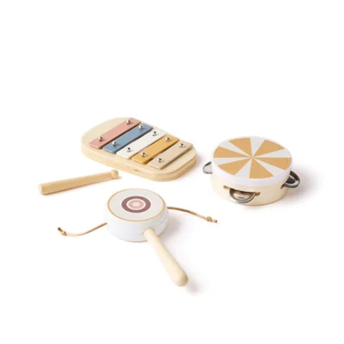 KIDS CONCEPT. Παιδικό σετ μουσικών οργάνων KID'S MUSIC (καφέ) - Image 6
